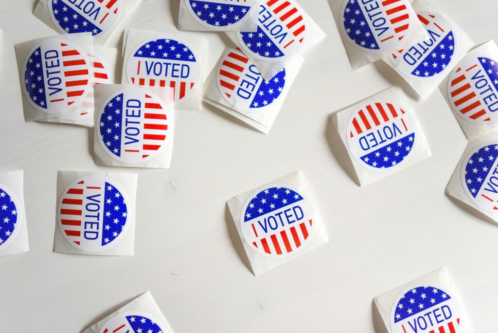 Election stickers