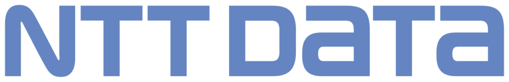 ntt data logo, color